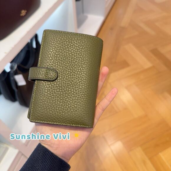 NWT Coach 2-in-1 Wallet Soft pebble Leather CCL70 Olive - Picture 2 of 6